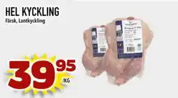 Din Mat Hel kyckling erbjuda