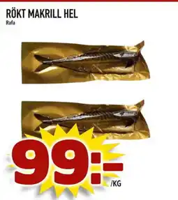 Rökt makrill hel