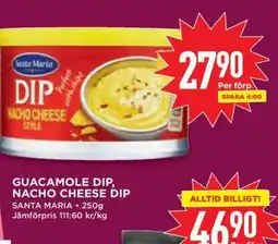 Willys Santa Maria Nacho Cheese Dip erbjuda