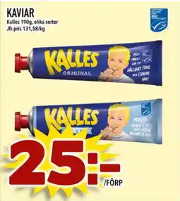 Din Mat KALLES Kaviar erbjuda