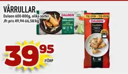 Din Mat DALOON Vårrullar erbjuda