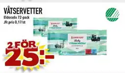Din Mat ELDORADO Våtservetter erbjuda