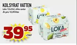 Din Mat LOKA Kolsyrat vatten erbjuda