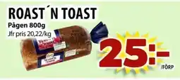 Matvärlden Tensta PAGEN Roast n toast erbjuda