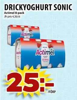 Matvärlden Tensta ACTIMEL Drickyoghurt sonic erbjuda