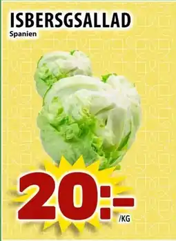 Matvärlden Tensta Isbersgsallad erbjuda