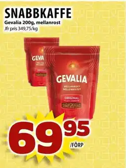 Matvärlden Tensta GEVALIA Snabbkaffe erbjuda