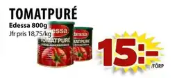Matvärlden Tensta EDESSA Tomatpuré erbjuda