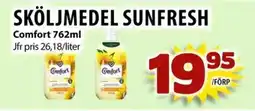 Matvärlden Tensta COMFORT Sköljmedel sunfresh erbjuda