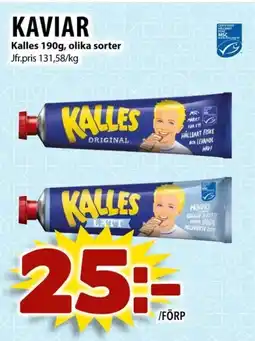 Matvärlden Tensta KALLES Kaviar erbjuda