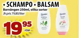 Matvärlden Tensta BARNÄNGEN Schampo - balsam erbjuda