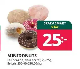 Tempo LA LORRAINE Minidonuts erbjuda
