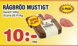 Nya Pulsen GARANT Rågbröd mustigt erbjuda