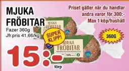 Nya Pulsen FAZER Mjuka fröbitar erbjuda