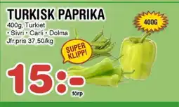 Nya Pulsen Turkisk paprika erbjuda