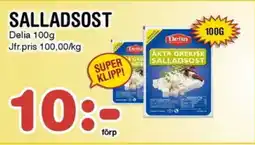 Nya Pulsen DELIA Salladsost erbjuda