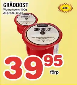 Nya Pulsen WERNERSSONS Gräddost erbjuda