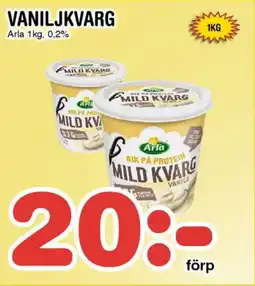 Nya Pulsen ARLA Vaniljkvarg erbjuda