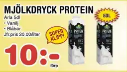 Nya Pulsen ARLA Mjölkdryck protein erbjuda