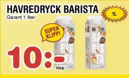 Nya Pulsen GARANT Havredryck barista erbjuda