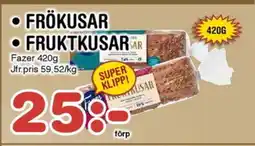 Nya Pulsen FAZER • frökusar fruktkusar erbjuda