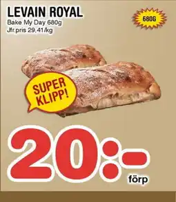 Nya Pulsen BAKE MY DAY Levain royal erbjuda