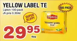 LIPTON Yellow label te