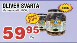 Nya Pulsen MARMABIRLIK Oliver svarta erbjuda