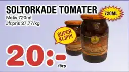 Nya Pulsen MELIS Soltorkade tomater erbjuda