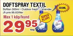 Nya Pulsen SOFTLAN Doftspray textil erbjuda