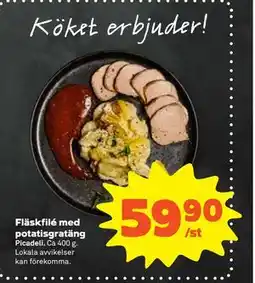 Stora Coop Fläskfilé med potatisgratäng erbjuda
