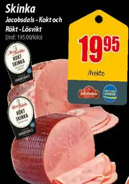 Extra Mjällby Stormarknad Skinka erbjuda
