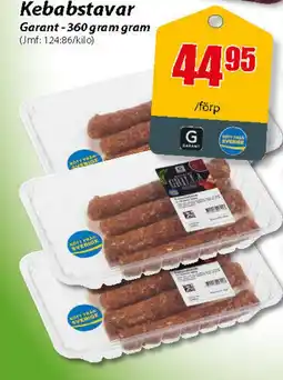 Extra Mjällby Stormarknad GARANT Kebabstavar erbjuda