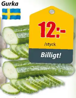 Extra Mjällby Stormarknad Gurka erbjuda