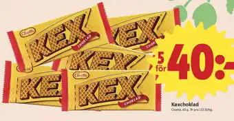 ICA Nära CLOETTA Kexchoklad erbjuda