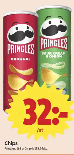 ICA Nära PRINGLES Chips erbjuda