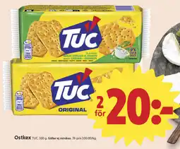 ICA Nära TUC Ostkex erbjuda