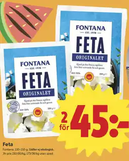 ICA Nära FONTANA Feta erbjuda