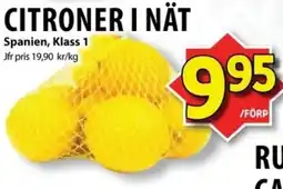Matvärlden Tensta Citroner i nät erbjuda