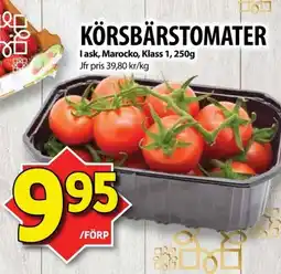 Matvärlden Tensta Körsbärstomater erbjuda
