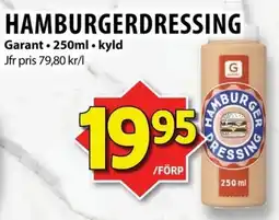 Matvärlden Tensta GARANT Hamburgerdressing erbjuda
