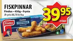 Matvärlden Tensta FINDUS Fiskpinnar erbjuda