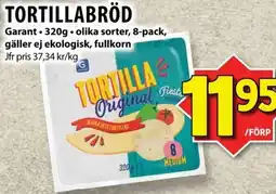 Matvärlden Tensta GARANT Tortillabröd erbjuda