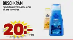 FAMILY FRESH Duschkräm