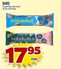 Nya Pulsen PROPUD Bars erbjuda