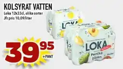 Nya Pulsen LOKA Kolsyrat vatten erbjuda