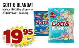 Nya Pulsen MALACO Gott & blandat erbjuda