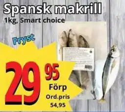 Supergrossen Spansk makrill erbjuda