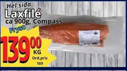 Supergrossen Laxfilé erbjuda