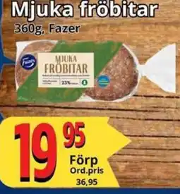 Supergrossen FAZER Mjuka fröbitar erbjuda
